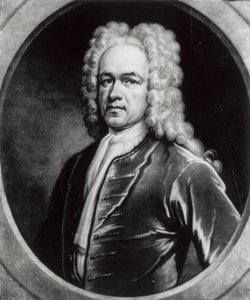 Porträtt av Sir John Blunt (ca 1665-1733) (bw-foto) av English School