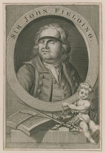 Porträtt av Sir John Fielding av English School