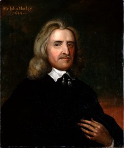 Porträtt av Sir John Marlay, 1644 av English School