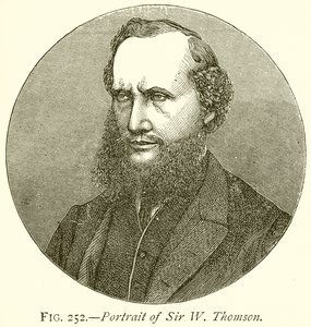 Porträtt av Sir W. Thomson av English School
