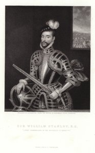Porträtt av Sir William Stanley av English School