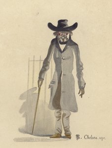 Porträtt av Thomas Carlyle av English School