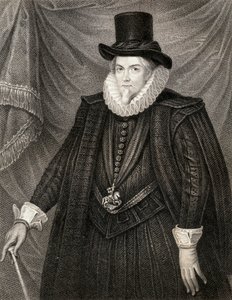 Porträtt av Thomas Cecil, 1:e earl av Exeter, från Lodges British Portraits, 1823