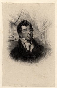 Porträtt av Thomas Moore (1779-1852) av English School