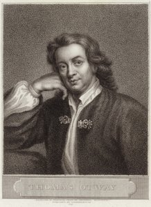 Porträtt av Thomas Otway av English School