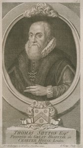 Porträtt av Thomas Sutton av English School