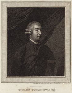 Porträtt av Thomas Tyrwhitt av English School