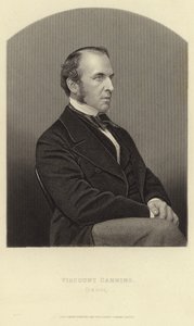 Porträtt av Viscount Canning av English School