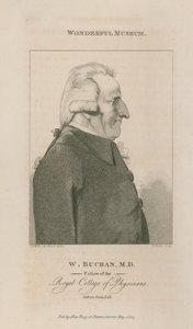 Porträtt av William Buchan av English School