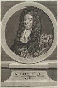 Porträtt av William III av England av English School