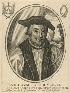 Porträtt av William Laud av English School