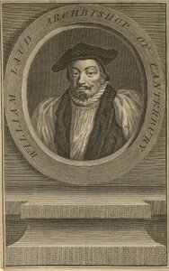Porträtt av William Laud av English School
