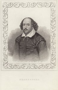 Porträtt av William Shakespeare av English School