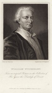 Porträtt av William Wycherley av English School