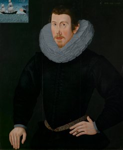 Porträtt av en gentleman av English School