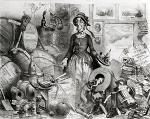 Porträtt av den berömda miss(s)-ledningen respektfullt tillägnad hennes beundrare, 1855 av English School