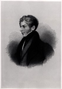 Porträtt av Earl of Clare, från illustrationer till Lord Byrons liv och verk, volym II, av E.F.Fuden, 1833-34 av English School