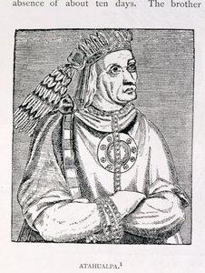 Picha ya Chifu wa Mwisho wa Inka, Atahualpa, kutoka 