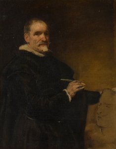 Porträtt sägs vara av Alonso Cano (1601-1667, ca 1800-1900 (olja på duk) av English School