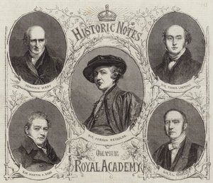 Porträts der Präsidenten der Royal Academy von English School