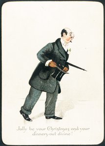 Posh Gentleman, julkort av English School