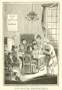 Potthuspolitiker (träsnitt) av English School