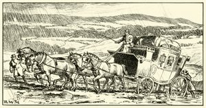 Pre-Macadam Road (bläck på papper) av English School