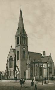 Presbyterianska kyrkan, Ipswich (litografi) av English School