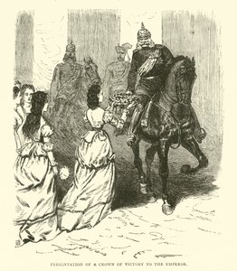 Presentation av en segerkrona till kejsaren, mars 1871 av English School