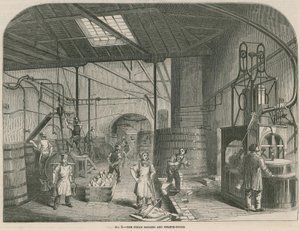 Priser Patent Candle Company arbetar; Ångkoknings- och maskinhuset av English School