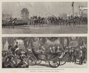 Prins Albert Victor i Indien (gravyr) av English School