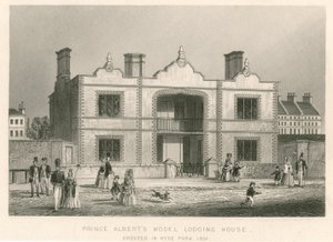 Prince Alberts Model Lodging House, stora utställningen, 1851 av English School