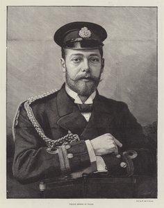 Prins George av Wales (gravyr) av English School