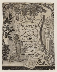 Tryckare, Henry Hardy, handelskort av English School