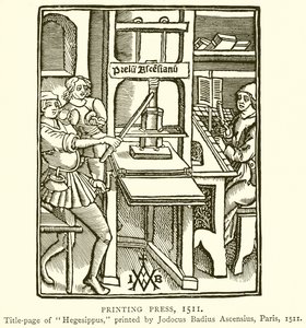 Tryckpress, 1511 av English School