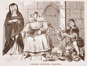 Prioress, Sumpnour, benådare av English School
