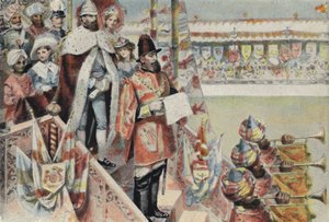 Proklamation av drottning Victoria som kejsarinna av Indien av English School