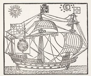 Prognostication everlasting, av L. & T. Digges, tryckt av T. Marshe, London, 1576 av English School