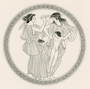 Prokne, Philomela och Itys (gravyr) av English School