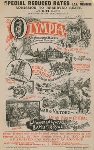 Reklamaffisch för Olympia, 28 mars 1896
