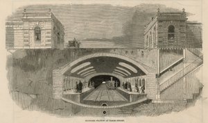 Föreslagen station vid Baker Street av English School