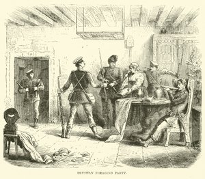 Preussiskt födosöksparti, mars 1871 av English School