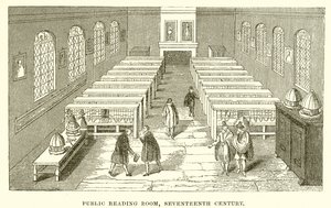 Allmän läsesal, 1600-talet av English School