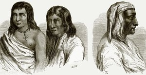 Pueblo eller stadsboende indianer och Alcalde of Santo Domingo av English School