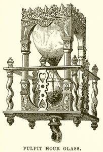 Kanzel-Sanduhr von English School