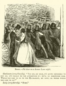 Punch tecknad: Jenny Lind av English School
