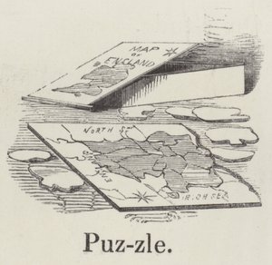 Pussel (gravyr) av English School