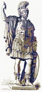 Pyrrhus, illustration från History of Rome av Victor Duruy, publicerad 1884 (digitalt förbättrad bild) av English School