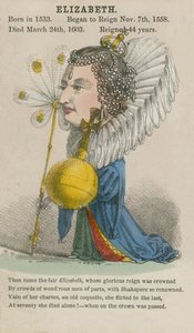 Drottning Elizabeth I (akvatint) av English School