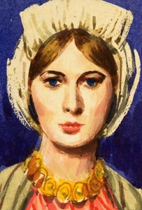 Drottning Isabella av Frankrike av English School
